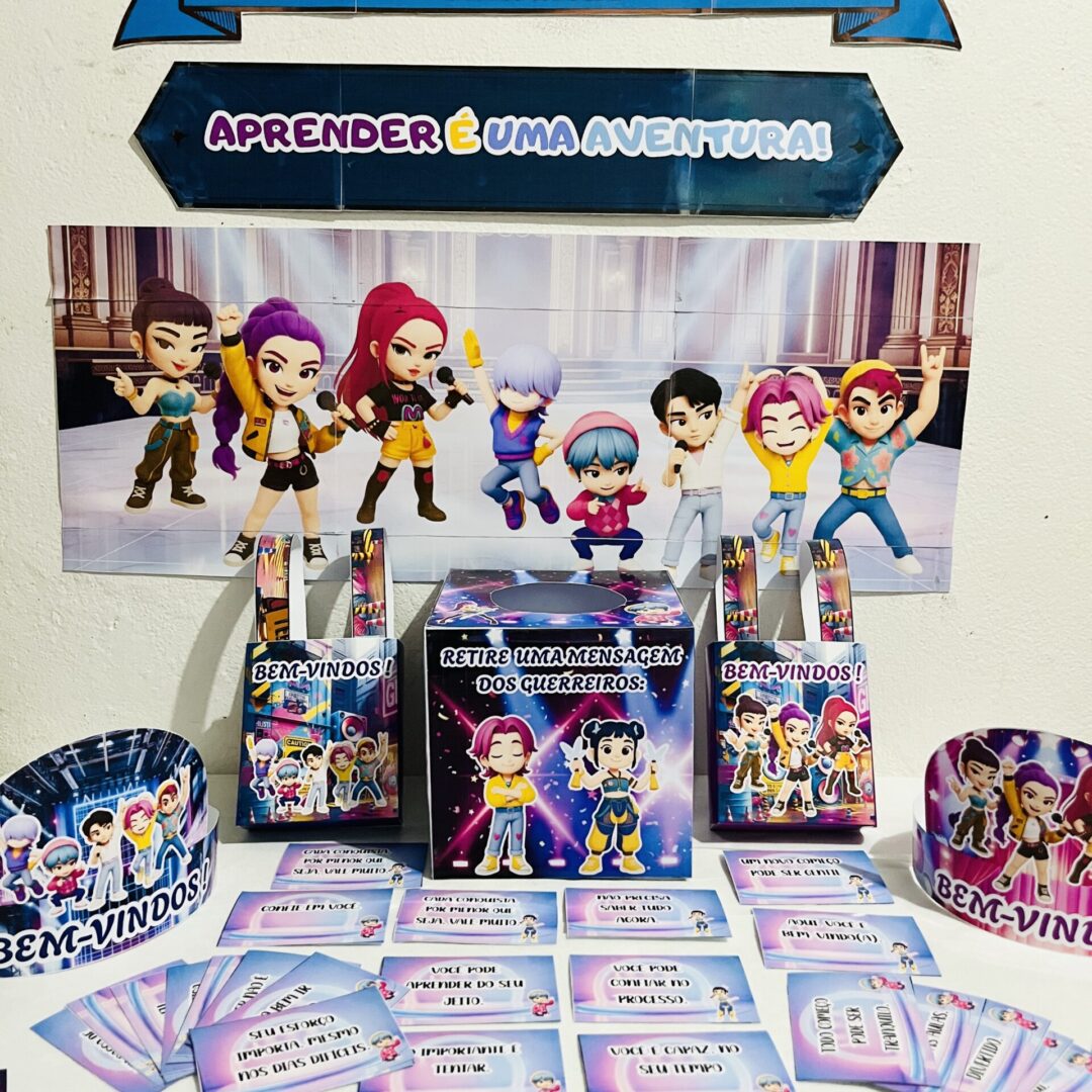 KIT VOLTA ÀS AULAS: GUERREIROS DO K-POP