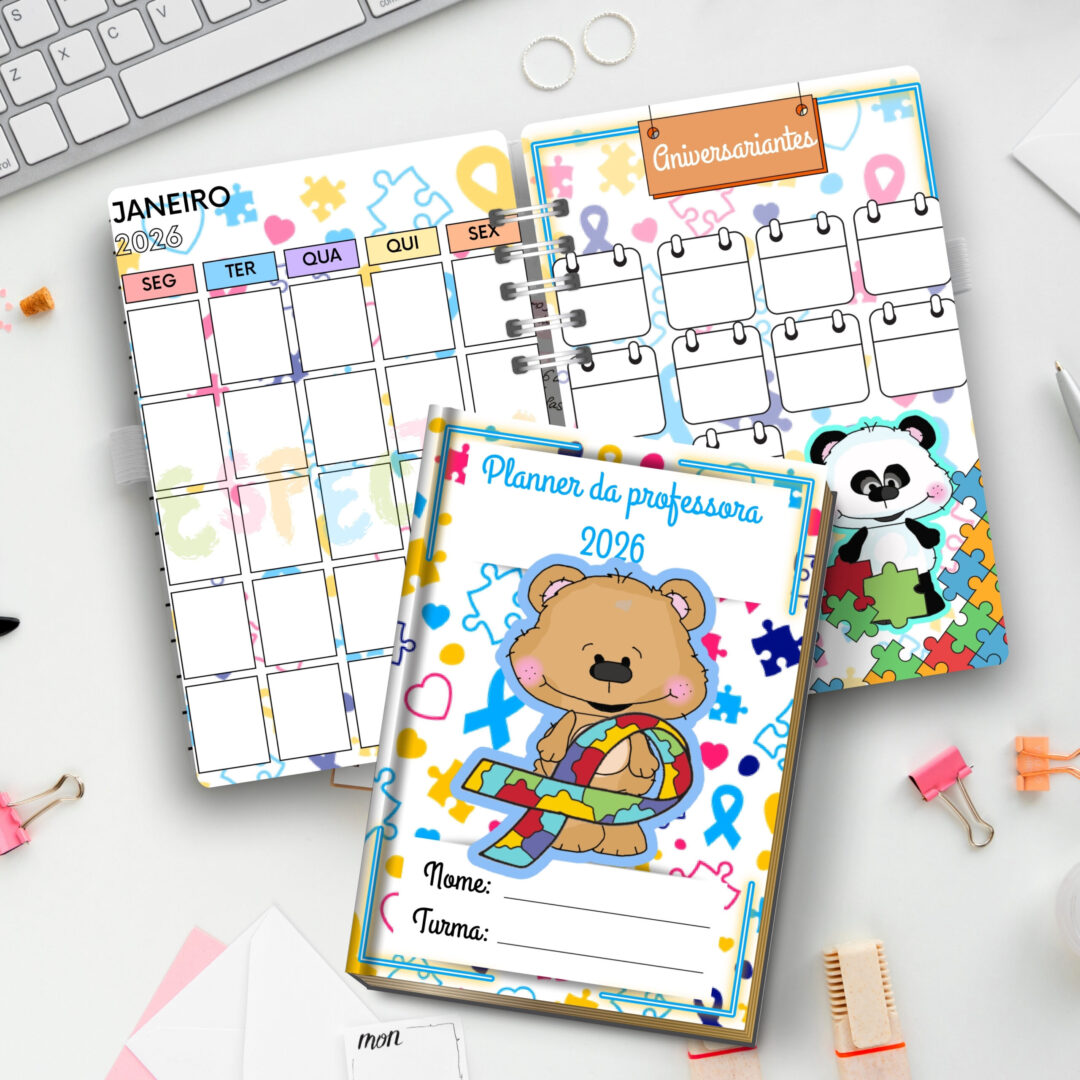 PLANNER / CADERNO DO PROFESSOR (A): EDUCAÇÃO ESPECIAL - AUTISMO