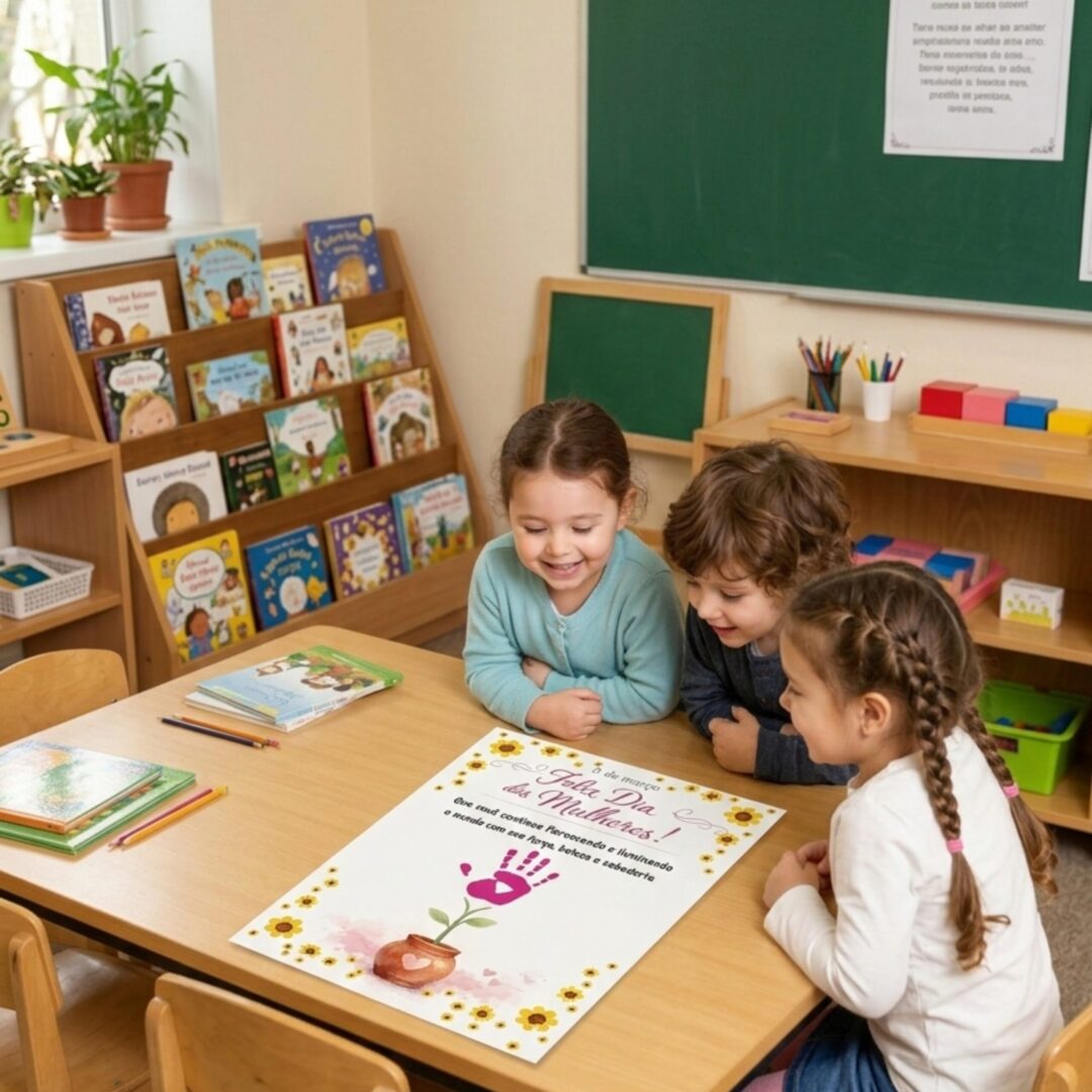 CARTAZ DIA DA MULHER: MÃOZINHA