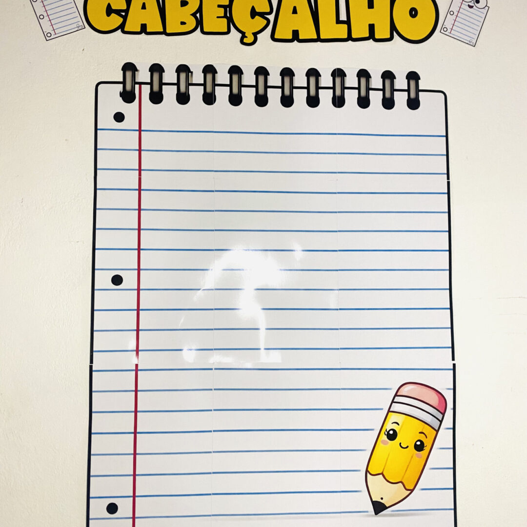 APOIO PARA CABEÇALHO / FOLHA PAUTADA GIGANTE: PAUTA SIMPLES