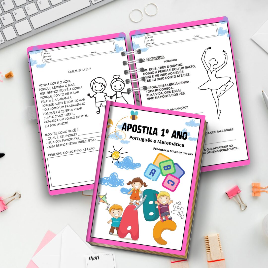 APOSTILA DE ALFABETIZAÇÃO E MATEMÁTICA:  1º ANO