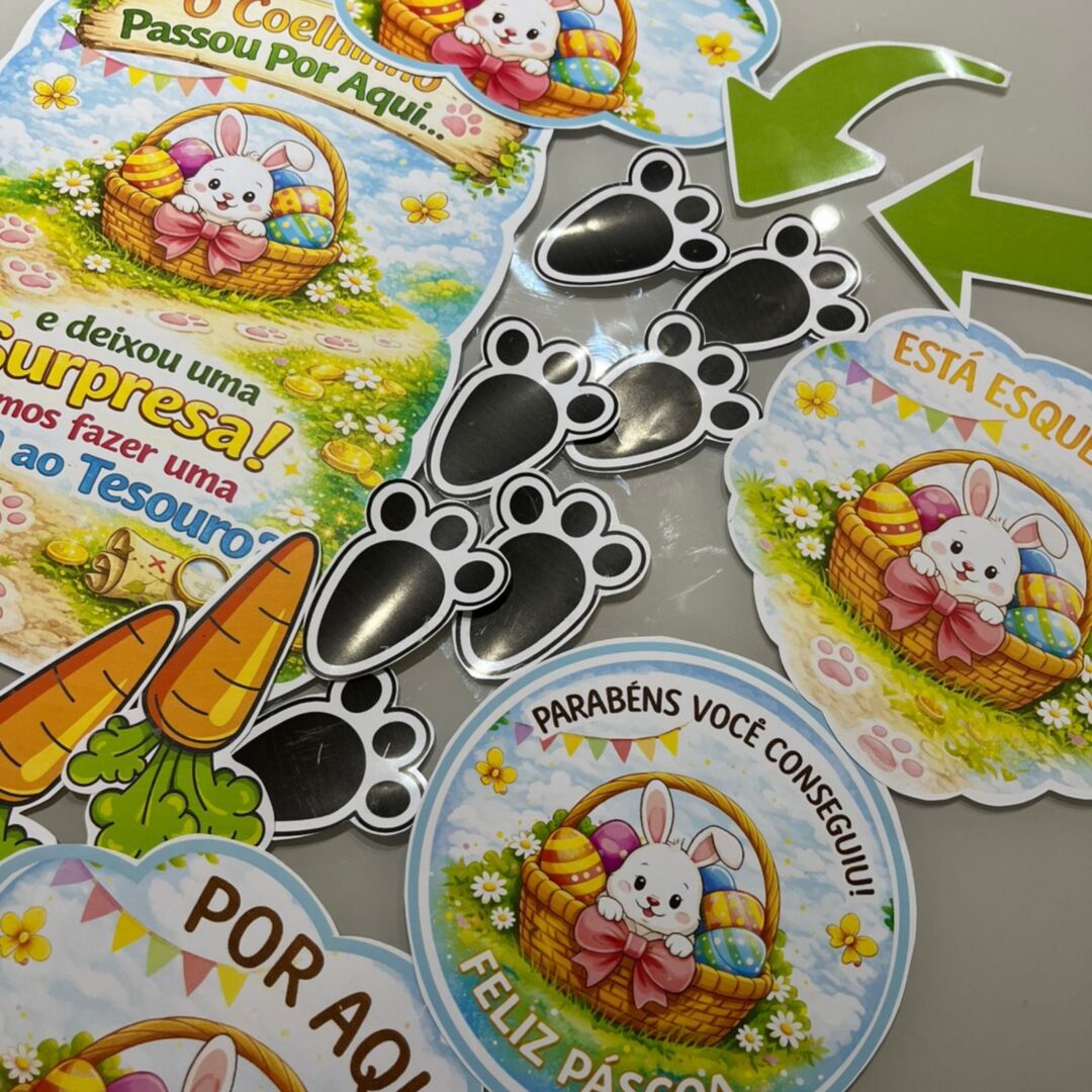 CAÇA AO TESOURO DE PÁSCOA: ATIVIDADE LÚDICA E ENCANTADORA