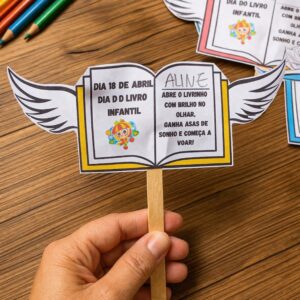 DIA DO LIVRO INFANTIL: LEMBRANCINHA