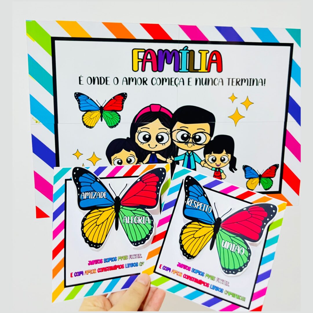 PAINEL / DECORAÇÃO: DIA DA FAMÍLIA "CELEBRE O AMOR QUE EXISTE EM CADA LAR!"