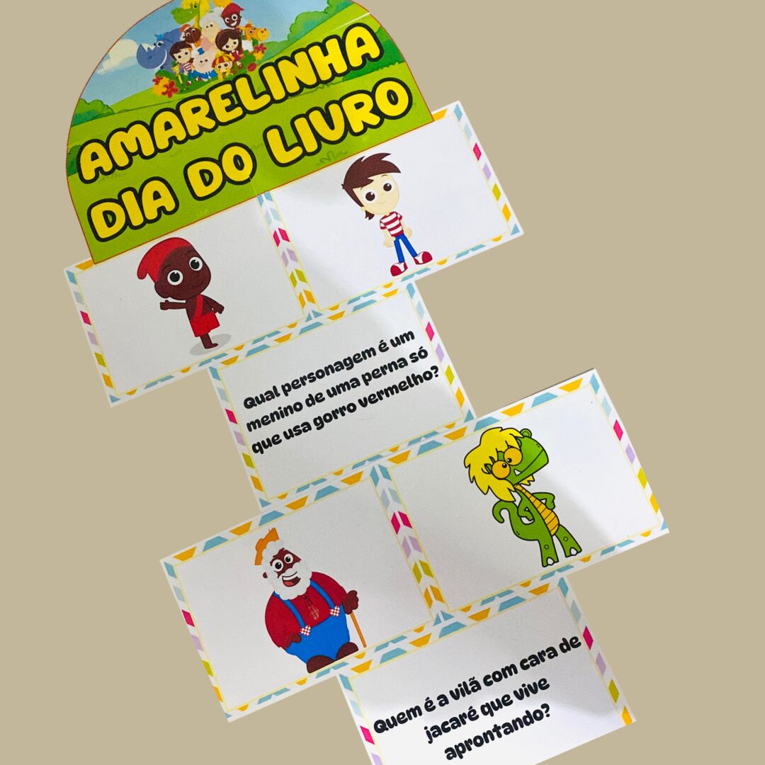 AMARELINHA DIA DO LIVRO / AMARELINHA SÍTIO DO PICA PAU AMARELO / MONTEIRO LOBATO
