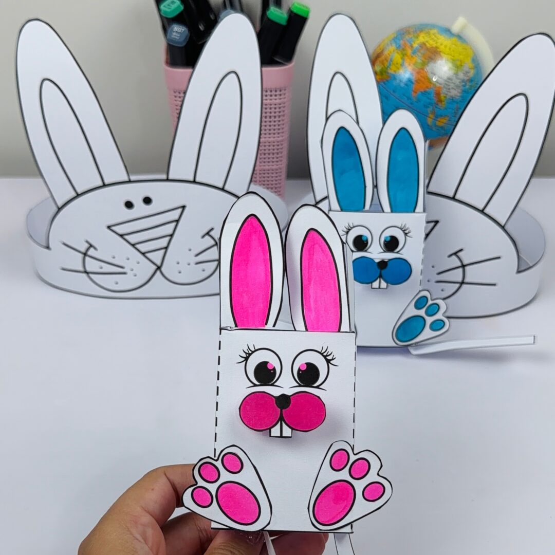 COELHO INTERATIVO + COROA PARA COLORIR