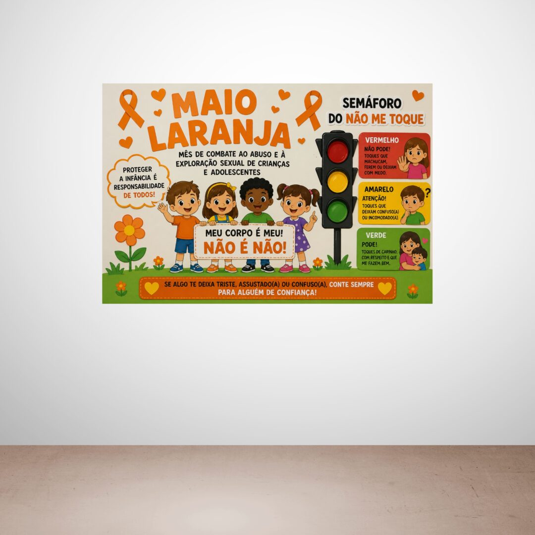 PAINEL / DECORAÇÃO MAIO LARANJA