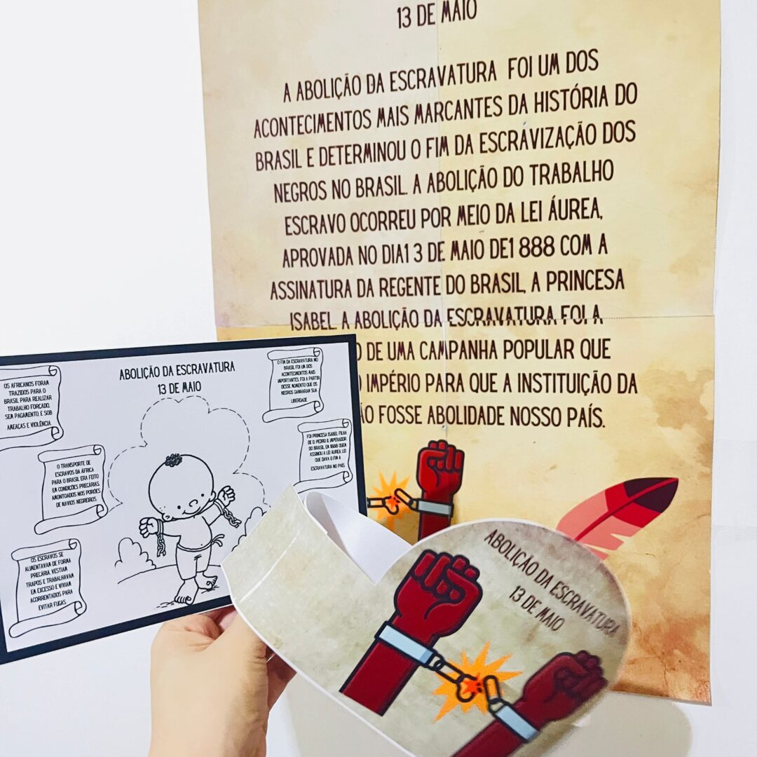 ATIVIDADE ABOLIÇÃO DA ESCRAVATURA