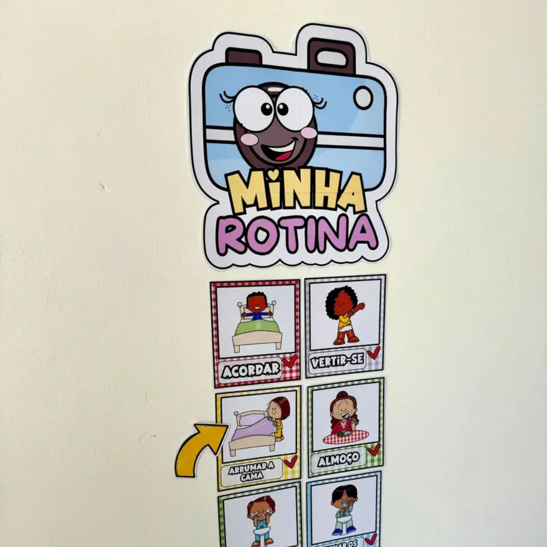 PAINEL MINHA ROTINA PARA EDUCAÇÃO ESPECIAL