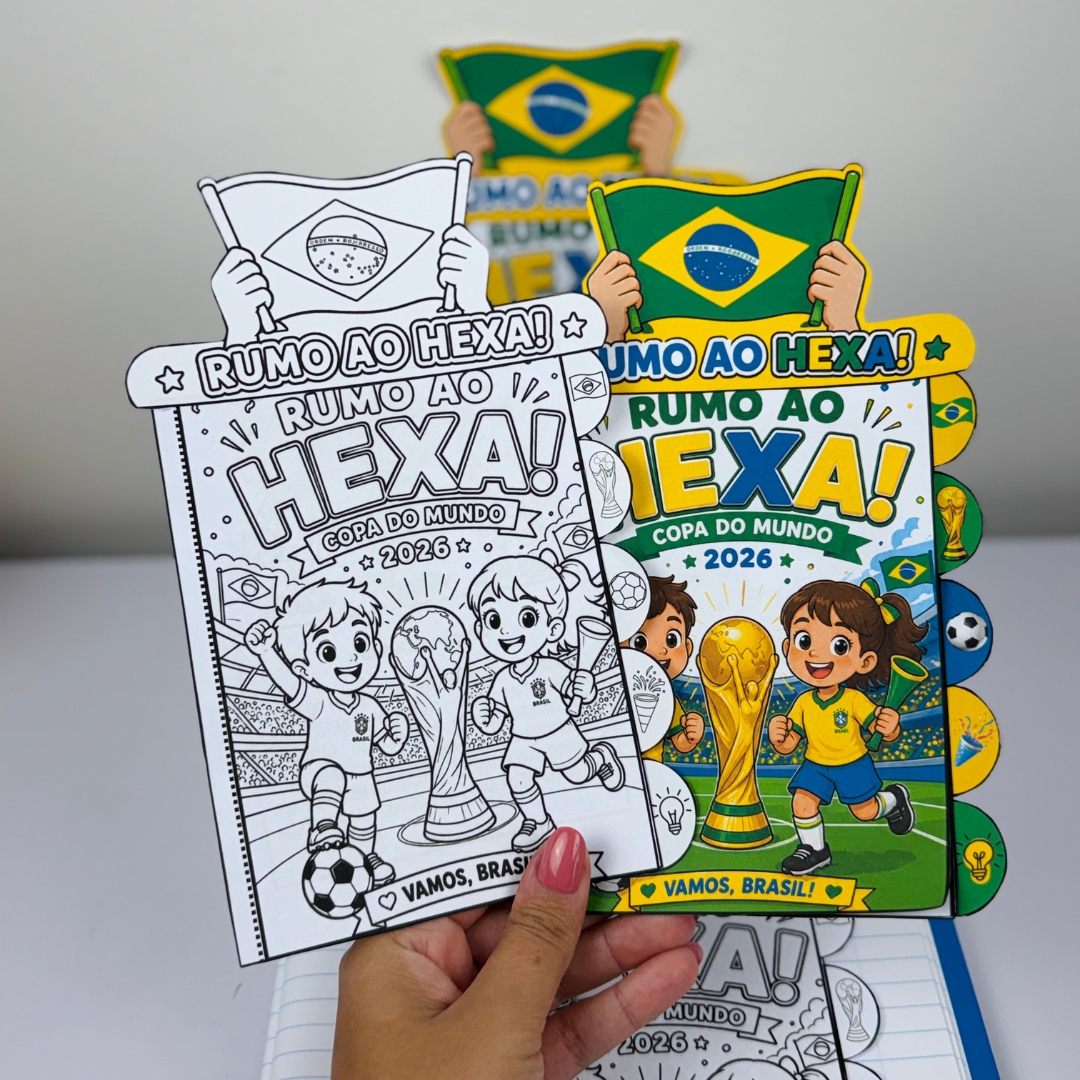 MINI LIVRO COPA DO MUNDO