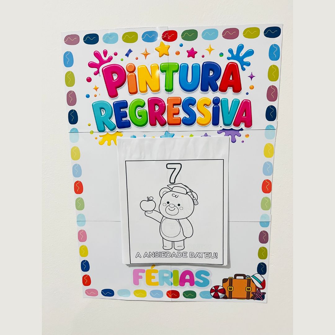 PINTURA REGRESSIVA DAS FÉRIAS