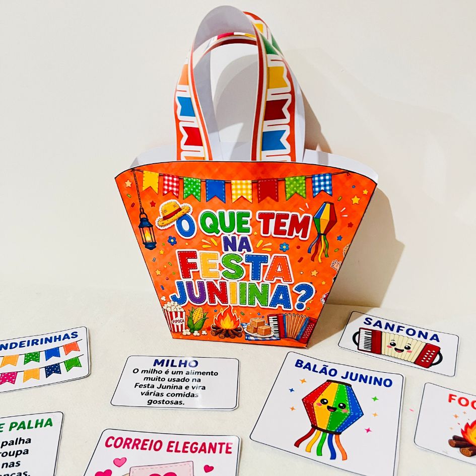 SACOLINHA “O QUE TEM NA FESTA JUNINA"