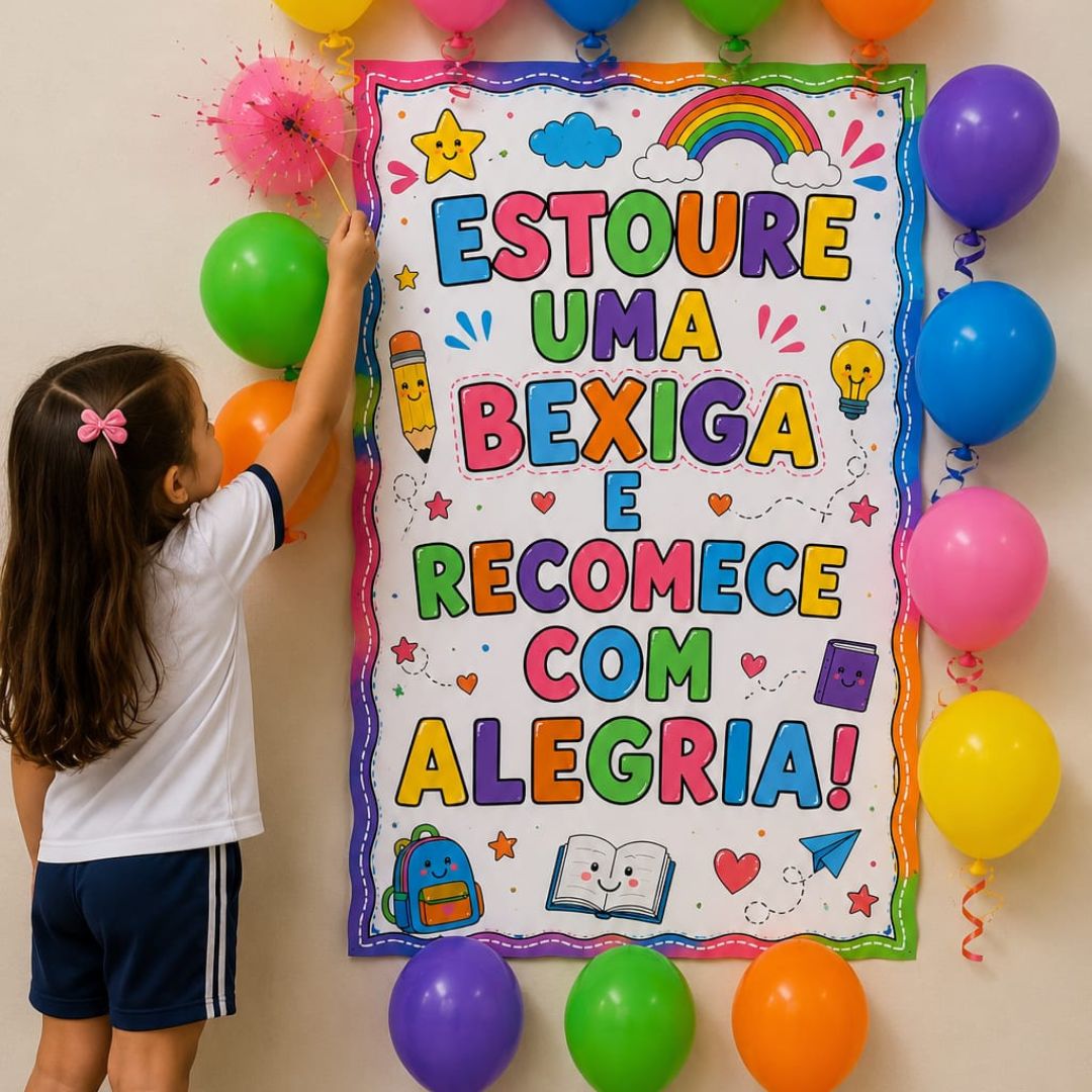 DINÂMICA: ESTOURE UMA BEXIGA E RECOMECE COM ALEGRIA