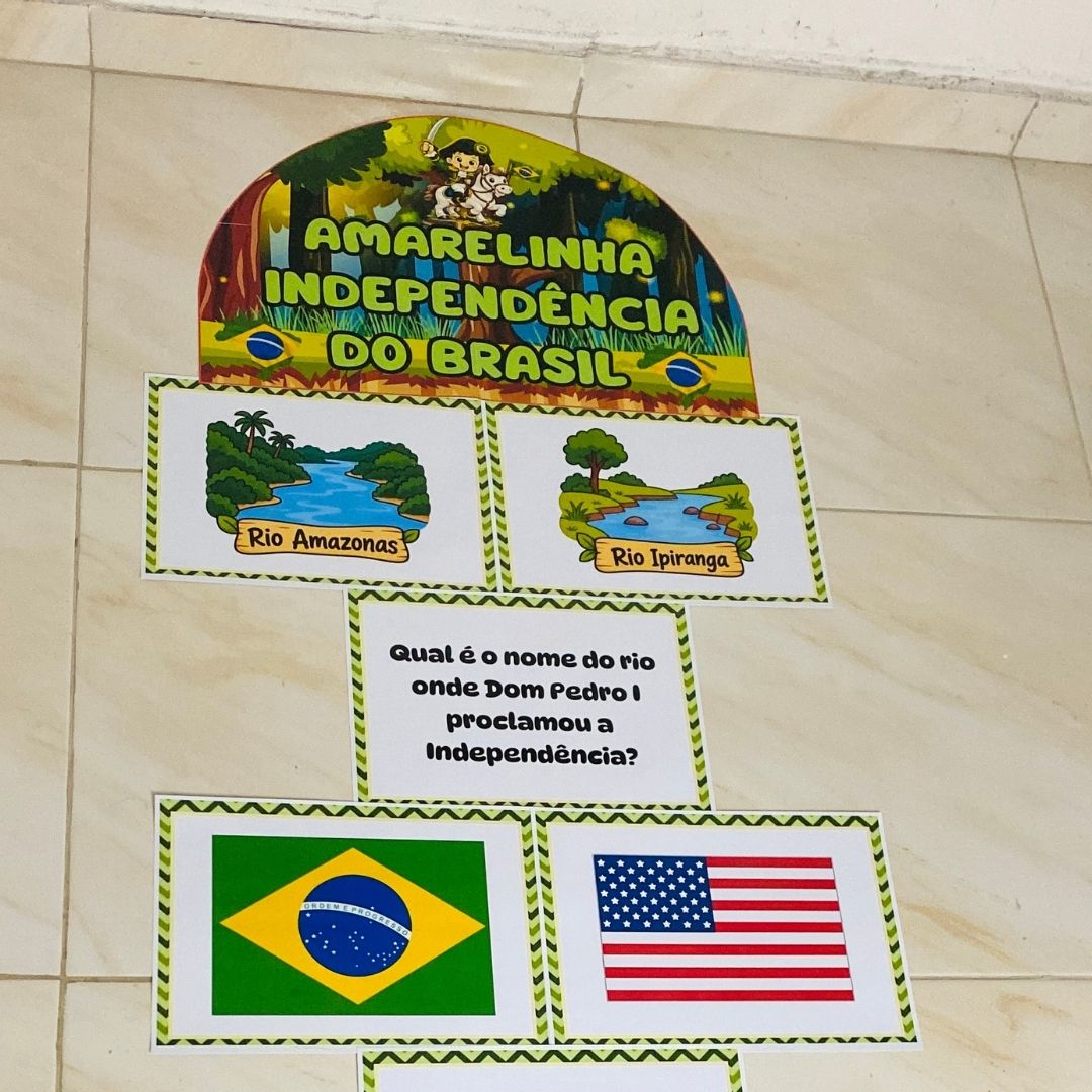 AMARELINHA: INDEPENDÊNCIA DO BRASIL / 7 DE SETEMBRO / SETE DE SETEMBRO / SEMANA DA PÁTRIA