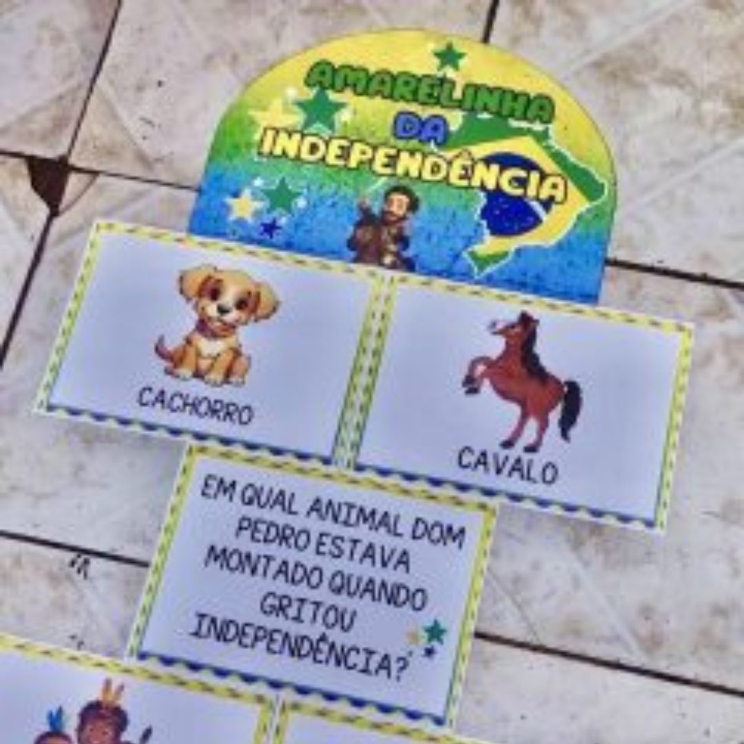 AMARELINHA: INDEPENDÊNCIA DO BRASIL / 7 DE SETEMBRO / SETE DE SETEMBRO / SEMANA DA PÁTRIA 1