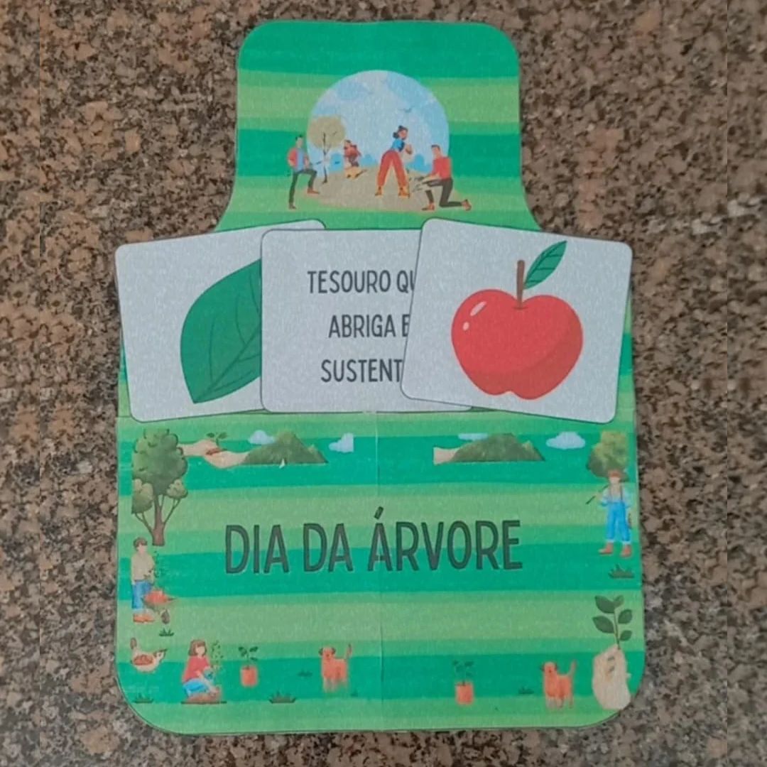 DIA DA ÁRVORE: AVENTAL INTERATIVO: PARTES DA ÁRVORE