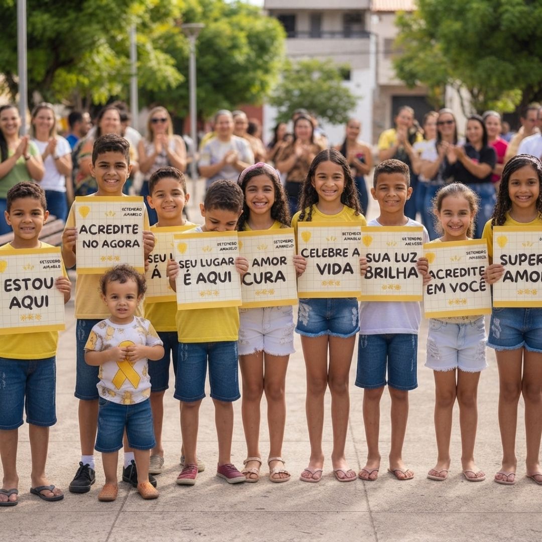 PLAQUINHAS SETEMBRO AMARELO