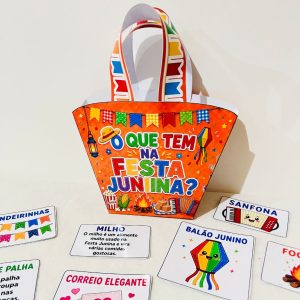 SACOLA O QUE NA FESTA JUNINA